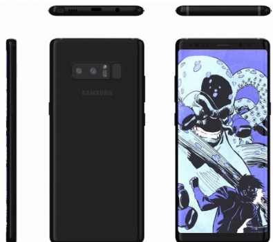 新的 Galaxy Note 8 渲染讓我們更清楚地了解會(huì)發(fā)生什么