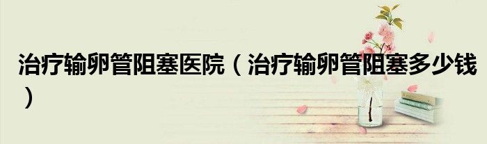 治療輸卵管阻塞醫(yī)院（治療輸卵管阻塞多少錢）