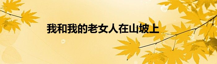 我和我的老女人在山坡上