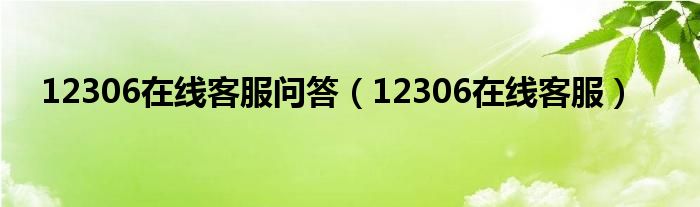 12306在線客服問(wèn)答（12306在線客服）