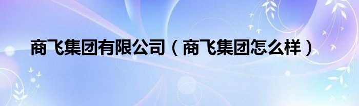 商飛集團(tuán)有限公司(商飛集團(tuán)怎么樣)