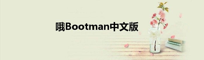 哦Bootman中文版