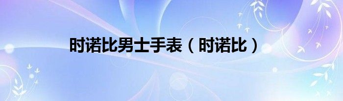 時(shí)諾比男士手表（時(shí)諾比）
