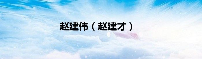 趙建偉（趙建才）