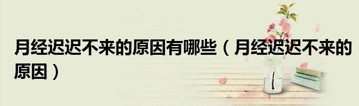 月經(jīng)遲遲不來的原因有哪些（月經(jīng)遲遲不來的原因）