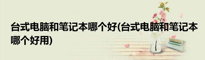 臺(tái)式電腦和筆記本哪個(gè)好(臺(tái)式電腦和筆記本哪個(gè)好用)