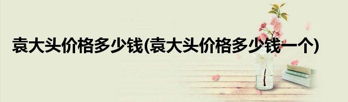 袁大頭價(jià)格多少錢(袁大頭價(jià)格多少錢一個(gè))