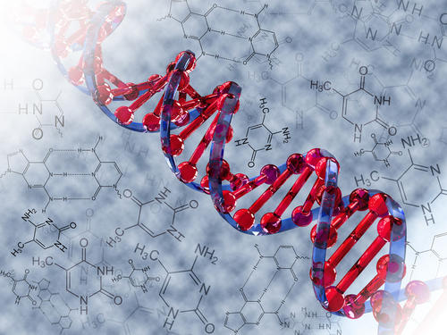 特寫(xiě)觀察癌細(xì)胞中的突變DNA